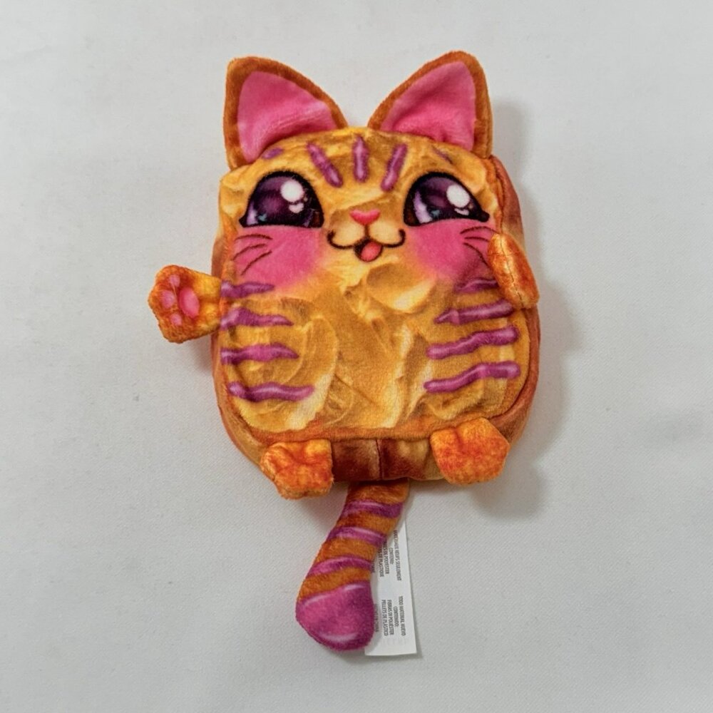 Cookeez Makery Toasty Treatz Cat Plush Toy Toast Soft Squishy Breakfast Treats